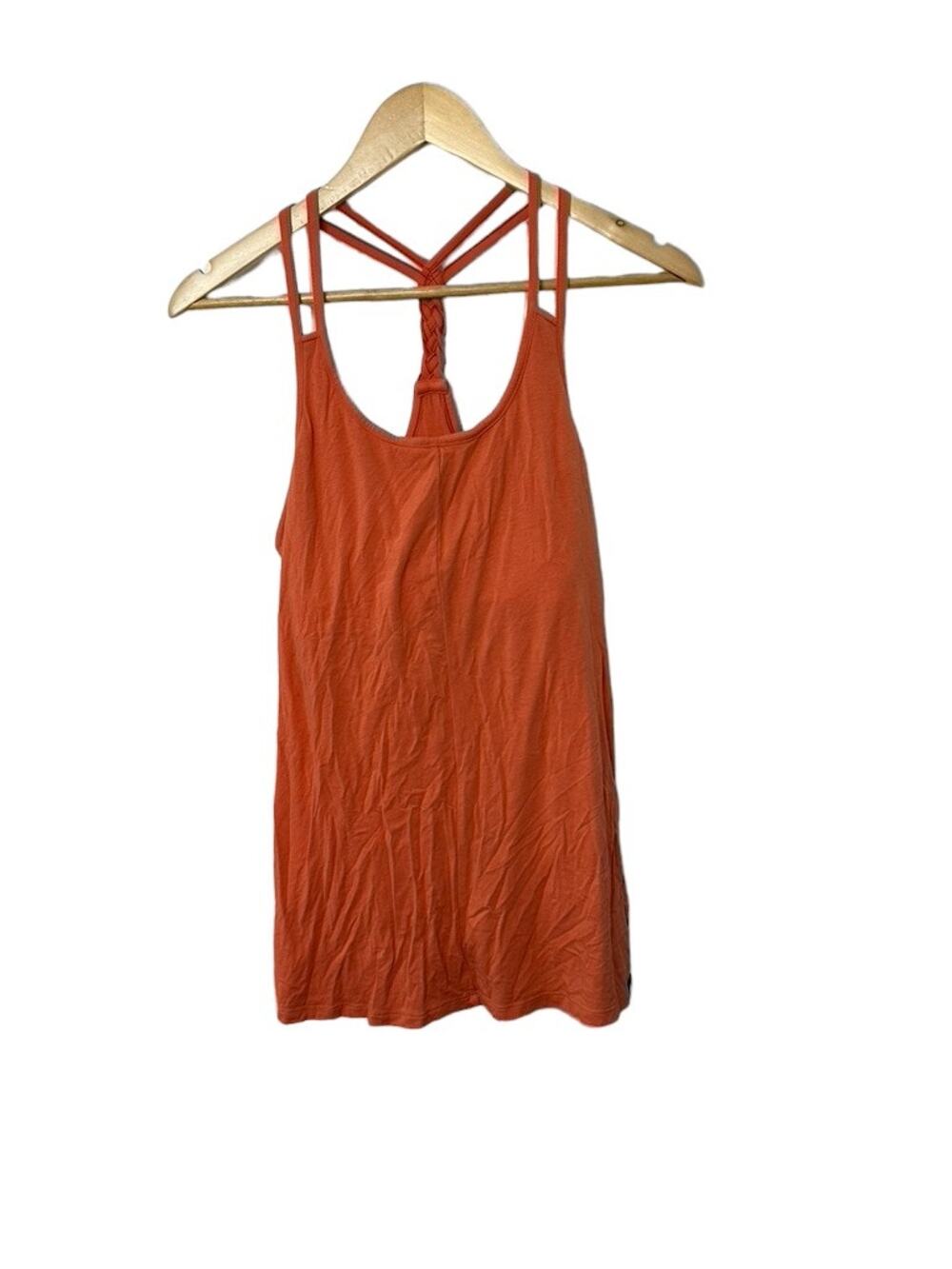 The North Face Orange Racerback Tank Top Women's Medium Bralette